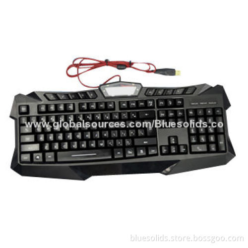 Factory Direct Sell USB Port Multimedia Keyboard with 50 ±7gf Peak ForceNew